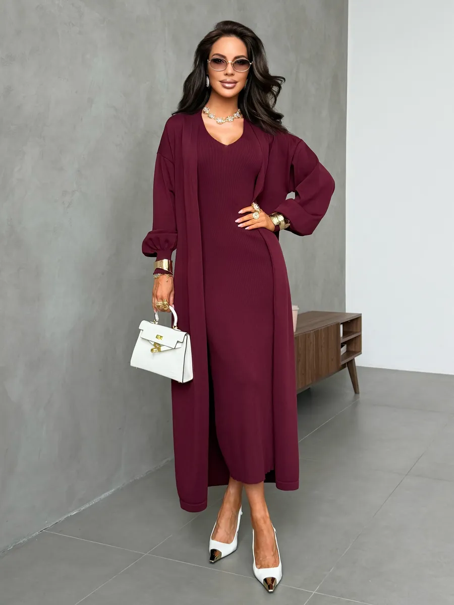 Костюм трикотажный праздничный двойка